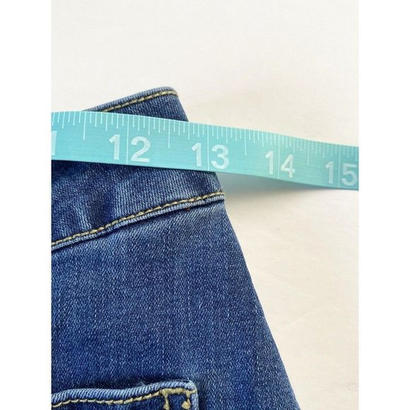 Altar'd State A-Line‎ Denim Skirt Size XS Blue Button Front Casual - Picture 5 of 12